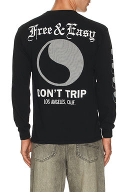 Free & Easy - On Hood Long Sleeve Tee