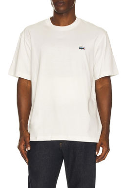 Lacoste - Heavy Jersey Landscape Crocodile Print T-shirt