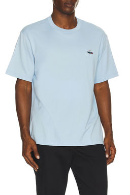 Lacoste - Heavy Jersey Landscape Crocodile Print T-shirt