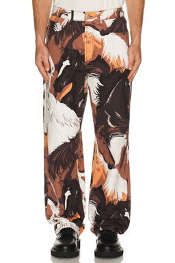 Obey - Classic Baggy Printed Denim Pants