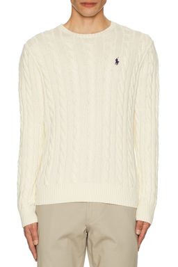 POLO RALPH LAUREN - Cable Knit Crewneck Sweater