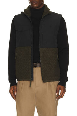 POLO RALPH LAUREN - Bonded Hi-Pile Full Zip Hybrid Vest