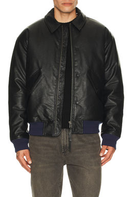 SCOTCH & SODA - Faux Leather Puffer Jacket