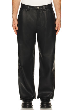 Stampd - Faux Leather Carpenter Pant