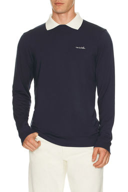 TravisMathew - Amenities Collar Long Sleeve Polo Sweatshirt