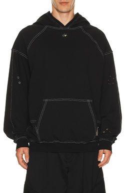 UPRISERS - UPRS Floral Eyelet Hoodie