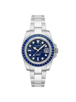 Duxot - Atlantica Limited Edition Automatic 36Pcs Cubic Zircona Round Dial Mens Watch - Dx-2047-Hh