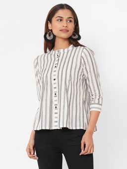 Kami Kubi - White Stripes Top