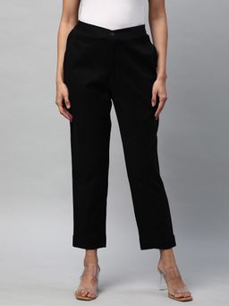 Kami Kubi - Black Solid Pant