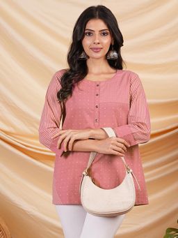 Kami Kubi - Pink Printed Top