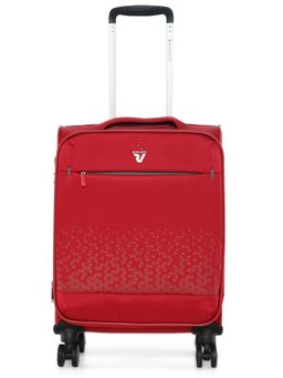 Roncato - Crosslite Range Red Color Soft Case Polyester Cabin Size Luggage