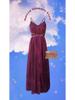 Urban Suburban - Purple Shimmer Long Dress