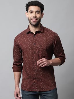 Cantabil - Men Rust Shirt