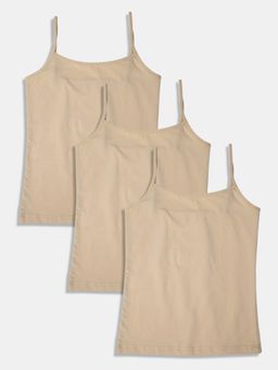 Sillysally - Girls Skin Camisoles (Pack of 3)
