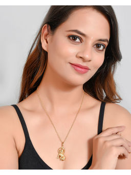 Silvermerc Designs - Gold Plated Laddu Gopal Kanha Pendant Chain