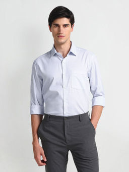 Arrow - Graph Check Pure Cotton Formal Shirt