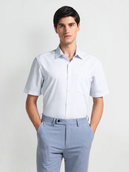 Arrow - Graph Check Pure Cotton Formal Shirt