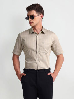 Arrow - Pure Cotton Graph Check Formal Shirt