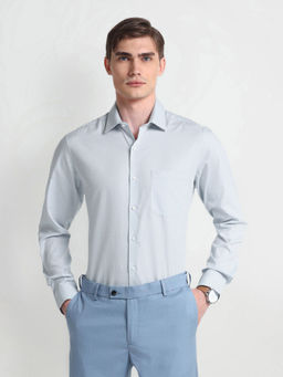 Arrow - Geometric Pattern Cotton Formal Shirt