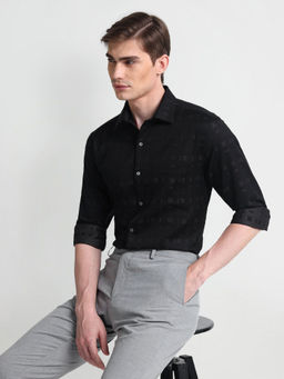 Arrow - Patterned Dobby Cotton Formal Shirt