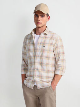 Arrow Sports - Tartan Check Cotton Casual Shirt