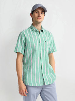 Arrow Sports - Vertical Stripe Cotton Casual Shirt