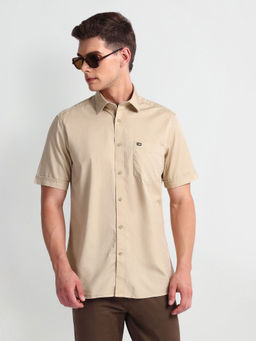 Arrow Sports - Solid Cotton Casual Shirt