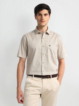 Arrow Sports - Geometric Print Cotton Casual Shirt