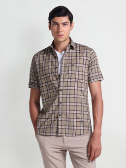 Arrow Sports - Tartan Check Twill Casual Shirt