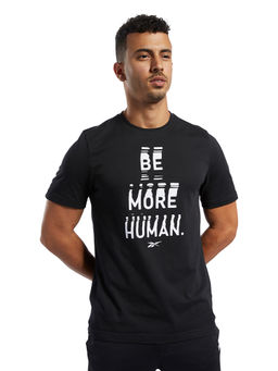 Reebok - Gs Human Crew Tee Black Training T-shirt