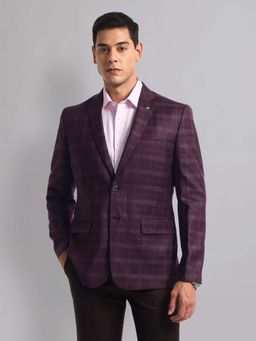 AD By Arvind - Wine Checks Blazer