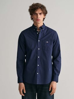GANT - Navy Blue Solid Shirt