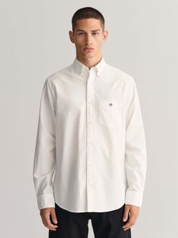 GANT - White Solid Shirt