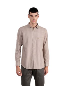 Cantabil - Cream Stripes Shirt