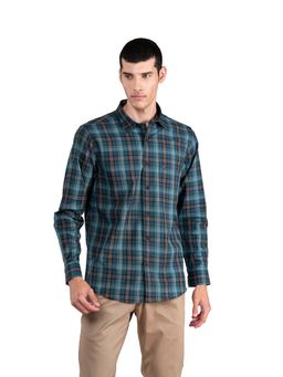 Cantabil - Teal Checks Shirt