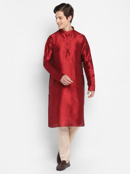 Devoiler - Regular Fit Long Kurta For Men