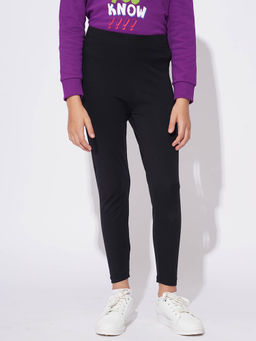 VERO MODA - Girls Solid Skinny Leggings