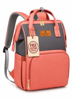 Motherly - Crown Melange Fabric Diaper Bag for Mothers for Travel (0-36 Months)