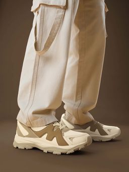 The Souled Store - Originals Summer Sand Men Beige Low Top Sneakers