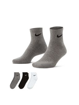 Nike - Men Everyday Cushioned Training Ankle Socks Comfort & Support Multi-Color (Pack of 3)