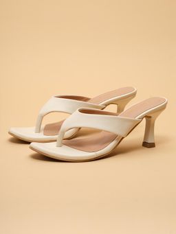 ERIDANI - Tori Off White Workwear Stiletto Heels