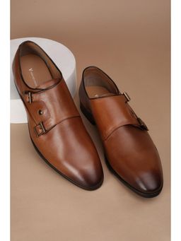 Van Heusen - Brown Slip Ons Monk Straps