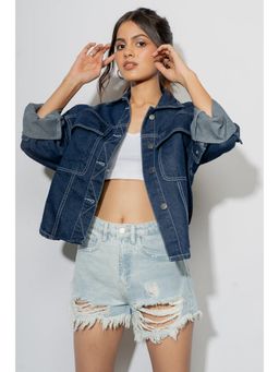 FREAKINS - Dark Blue Top Stitch Jacket