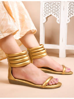 Padchin - Women Copper Sandals