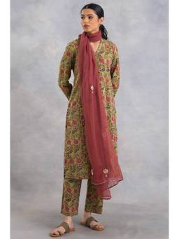 Folksong - Pink Embroidered Dupatta