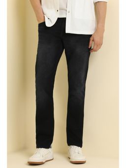 Allen Solly - Men Navy Blue Slim Fit Light Wash Jeans