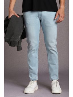 Louis Philippe - Mens Light Blue Light Smart Fit Jeans