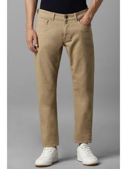 Louis Philippe - Men Brown Dark Smart Fit Jeans