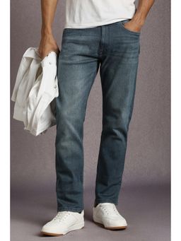 Louis Philippe - Men Blue Mid Slim Fit Jeans