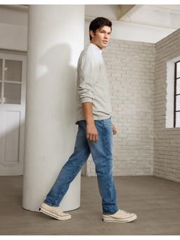 American Eagle - Mens Blue Easy Flex Slim Straight Jeans